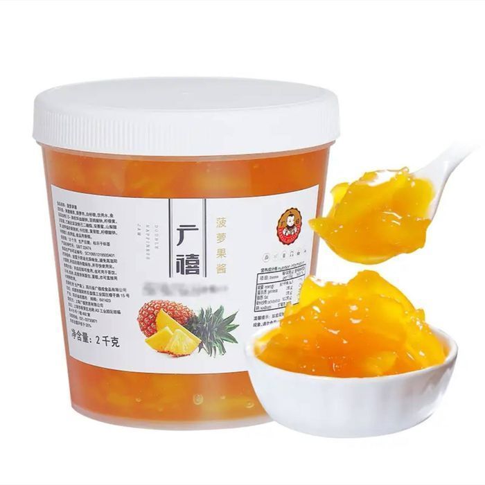 DH джем ананас 2 кг для приготовления Bubble Tea, Джемы, сиропы