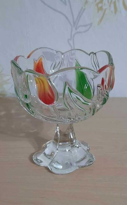 Кристални кана, ордьовър, бонбониера и свещник