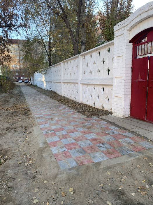 Укладка брусчатки