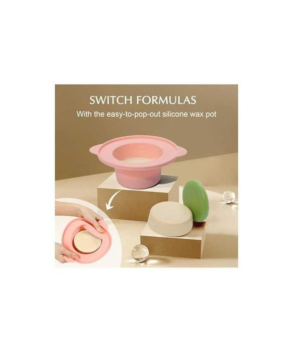 Kit ceara epilare cu incalzitor ceara, KOTAMU