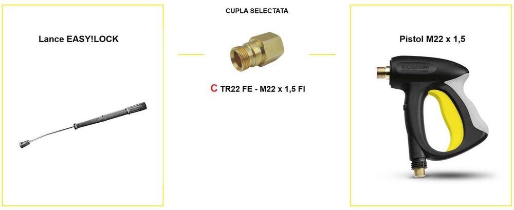 Conector insurubare rapida Karcher HD EasyForce