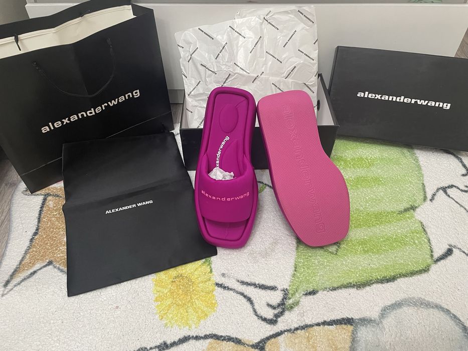 Шлепки Alexander wang оригинал!