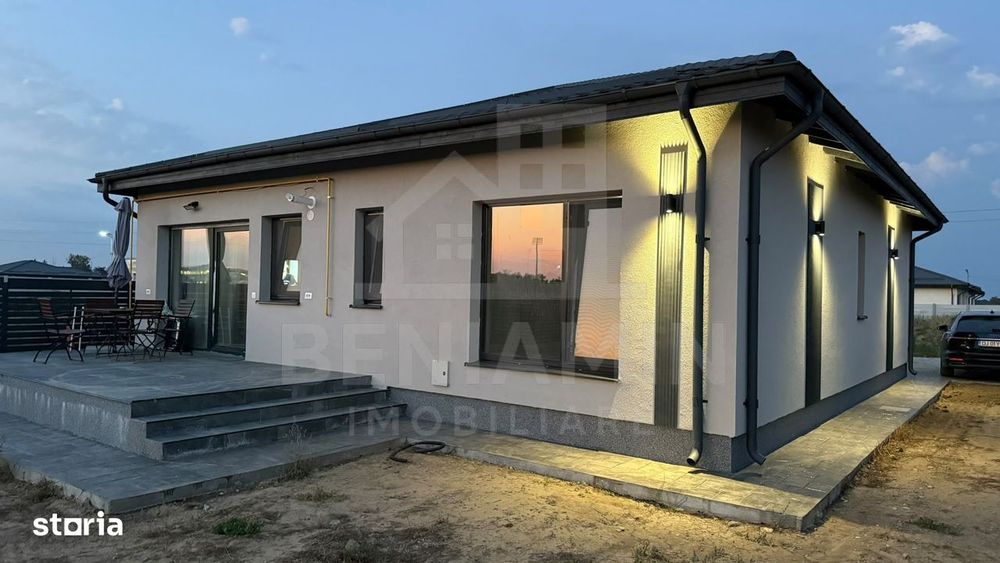 Casa moderna pe parter la Metro / Aeroport cu teren 479mp