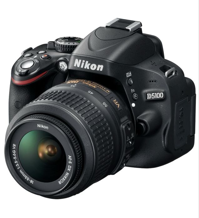 Aparat foto DSLR Nikon D5100, 16.2MP + Obiectiv 18-55mm VR