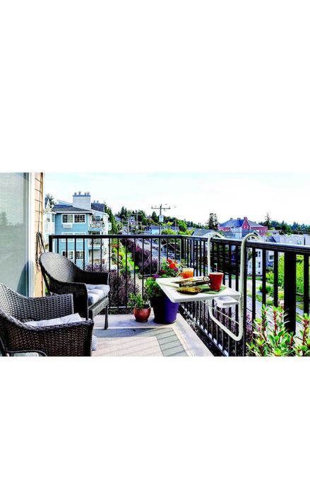 Масичка за балкон, Маса за тераса, помощна, 51.5х39.5х55см