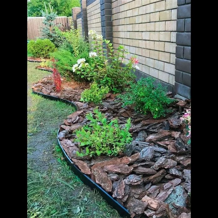 Ландшафт дизайин учун бардюр. Гул ва газон чекаларига ажойиб ечим