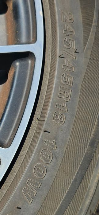 Jante BMW seria 5 G30 G31 model bi color made in Germany 245 45 18 DOT 2023