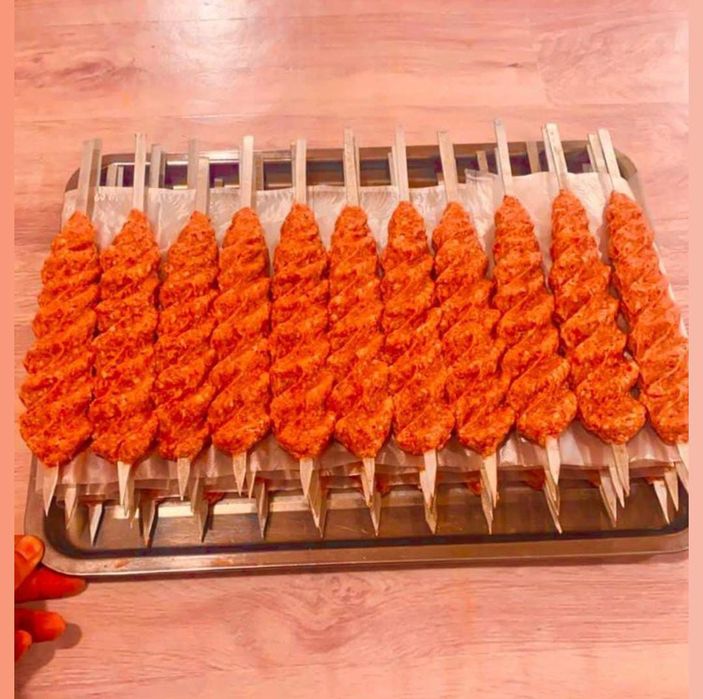 Халал шашлыки с шампуром