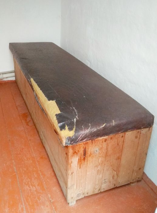 Скамья - ящик для бани