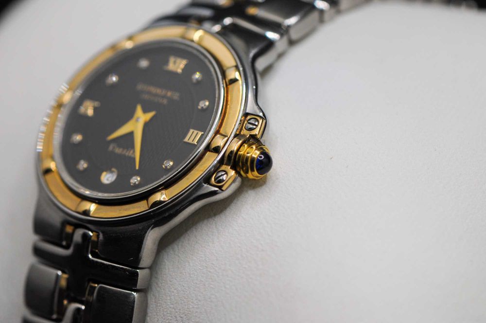 Швейцарски дамски часовник с диаманти, 18K - Raymond Weil Parsifal