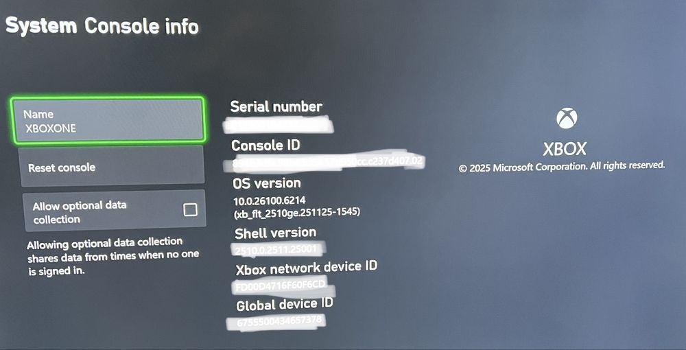 Xbox One X с 1TByte HDD