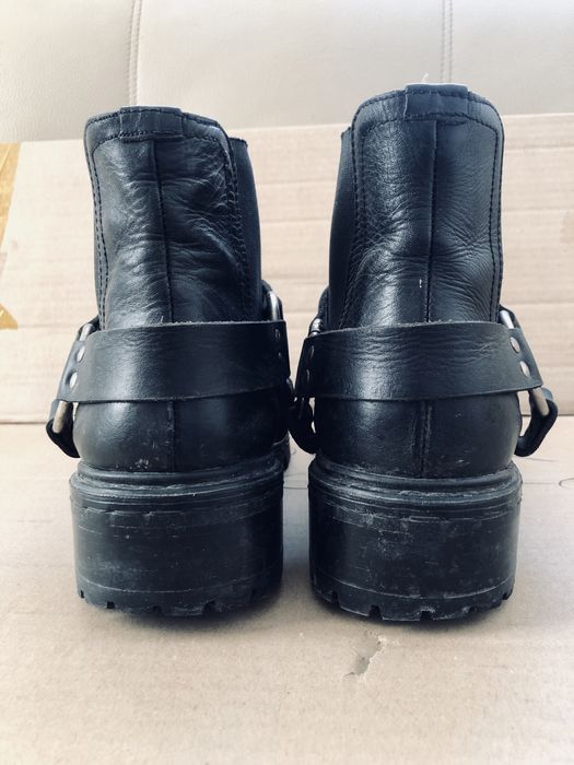 Кожаные ботинки (байкер, biker)