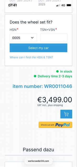 Jante Noi Vara Bmw Seria 3 4 G20  RFT 225 40 19 & 255 35 complete NOI