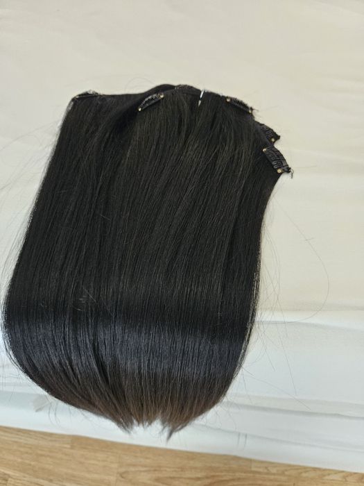 Естествена черна коса 62см