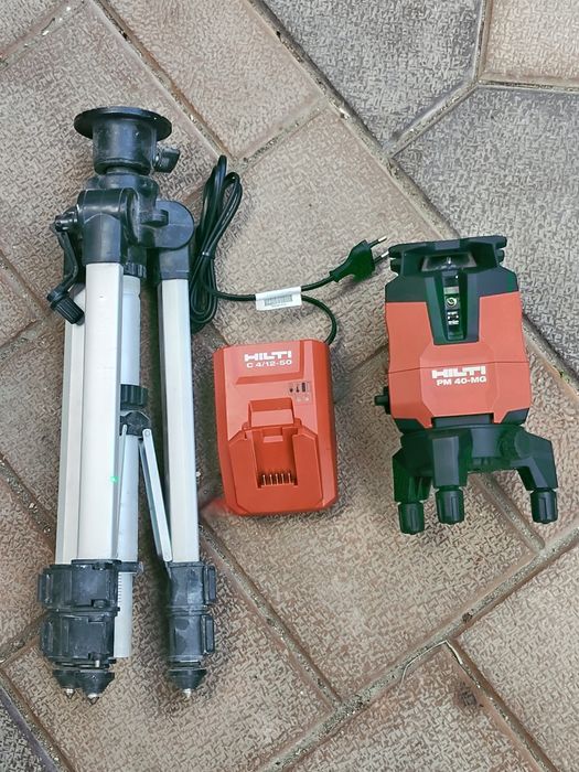 Nivela laser cu 16 linii , raza verde HILTI  PM 40-MG că nou cu trepied inclus
