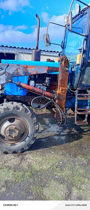 МТЗ-82 с Куном на ходу