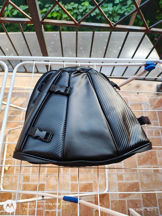 Сак за опашката на мотор кожен чисто нов водоустойчив два модела с лог