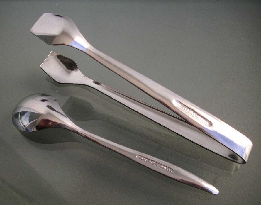 Лъжици лъжички за кафе и щипка Rostex