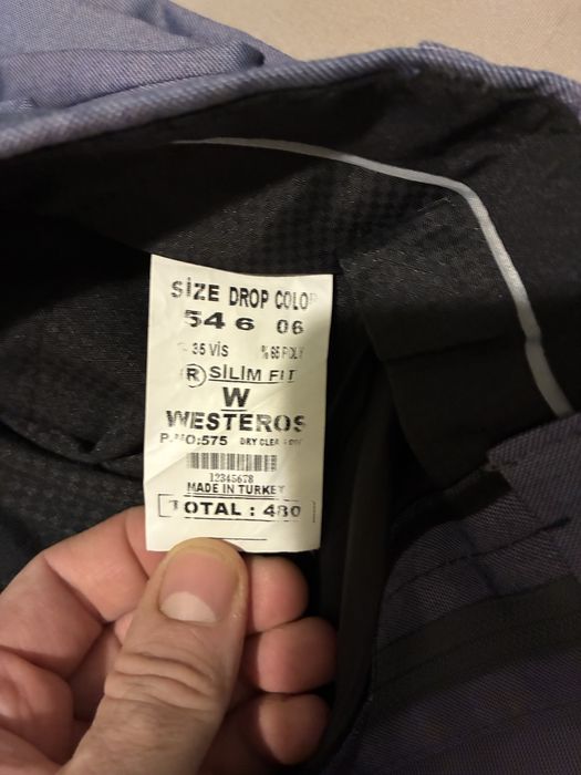 Pantaloni si vesta costum