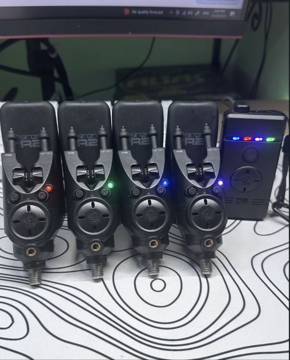 Set avertizori Nash R2 4+1 ( schimb si cu set swingeri Fox Mk2)