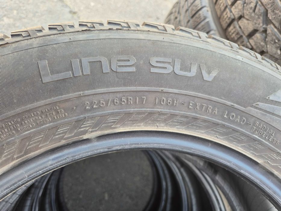 4 Anvelope VARA - 225/65/17 106H XL - NOKIAN SUV - Stare F BUNA - DOT 2017 !