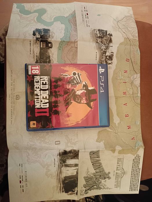 Red Dead Redemption 2 PS4cu harta