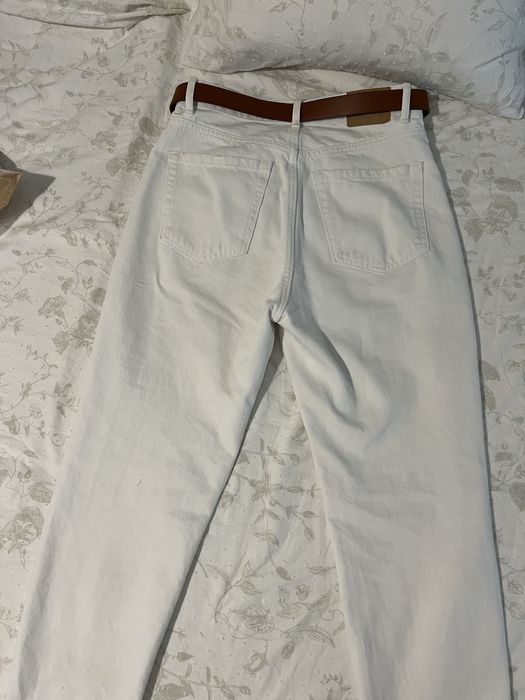 Бели дънки Bershka 38