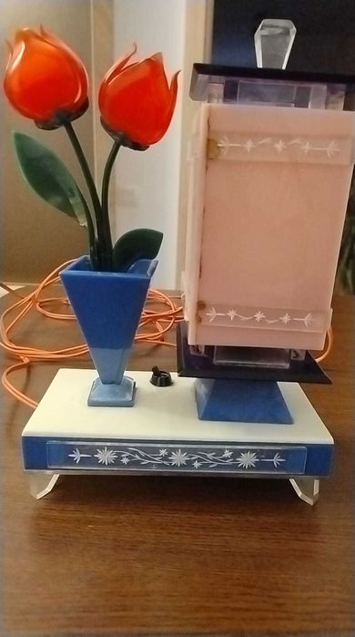 Veioză vintage, design unicat, realizată manual