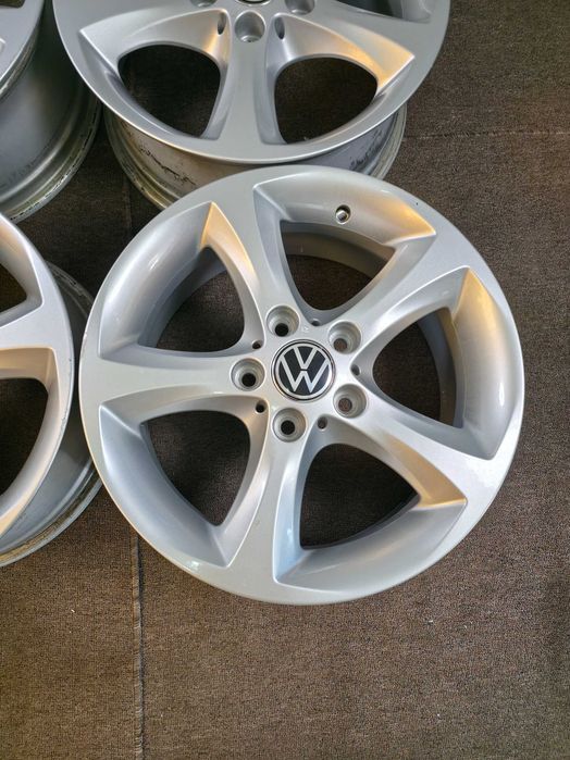 4 Jante Aliaj 5x120 17'' 7J ET 47 - OEM VW Transporter T5 T6 Multivan Caravelle !