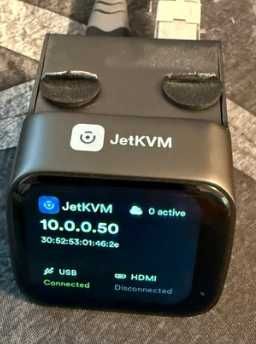 JetKVM – Open Source IP KVM – Ca Nou + Suport Rack 10"