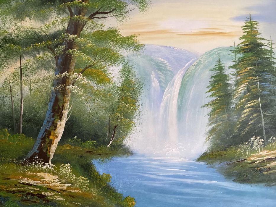 Картина водопад