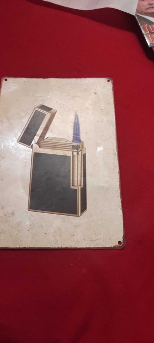 reclama metalica ( 30 cm x 20 cm ) BRICHETA DUPONT