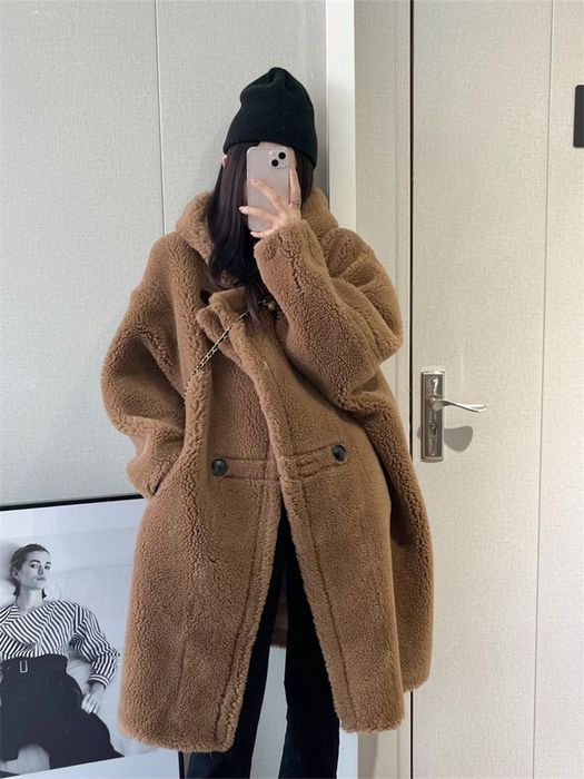 Коричневая Шуба тедди