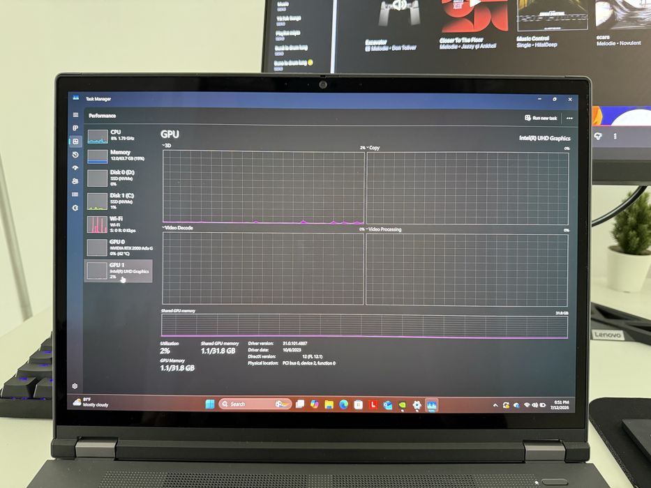 Lenovo ThinkPad P16 Gen 2 | i7-13850HX | RTX 2000 Ada | 64GB RAM | 2TB SSD | 4K | Nou | Garanție