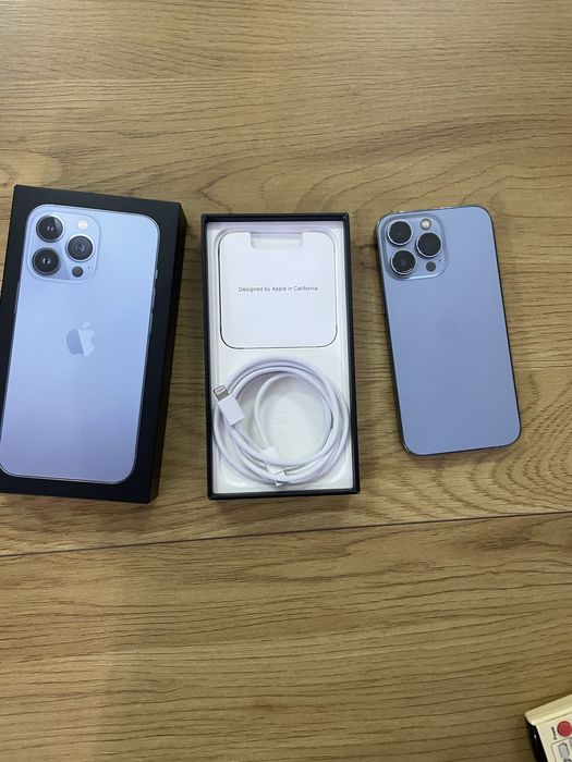 Бартер iPhone 13 Pro 128gb blue 100%
