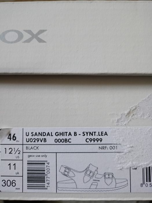 Geox U Sandal Ghita номер 46 / 47