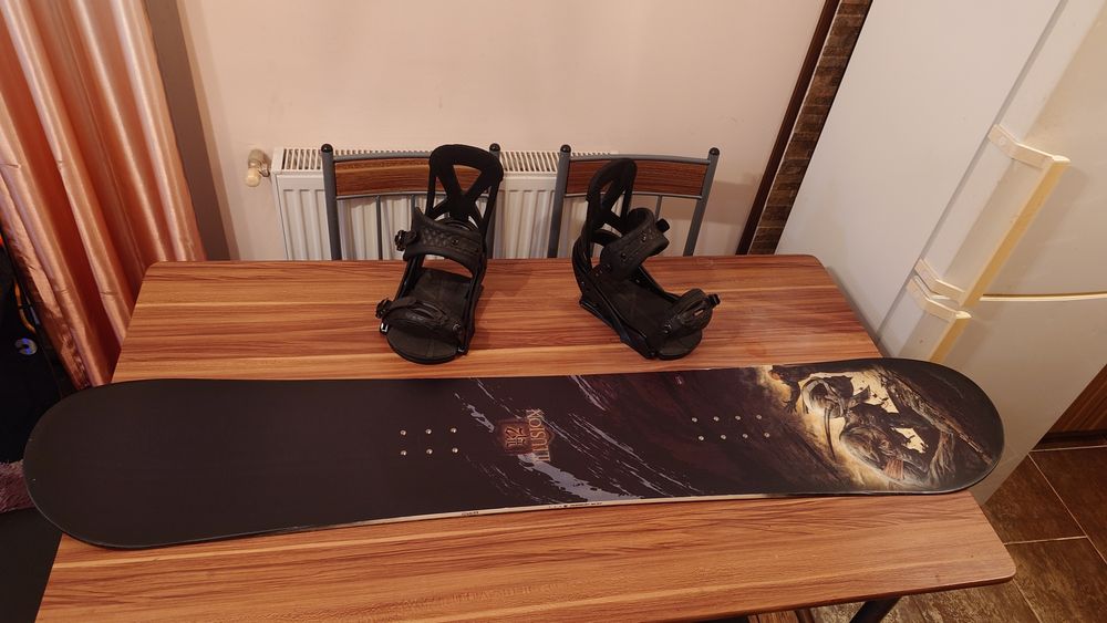 Placa Snowboard K2 Illusion 159W cm cu legaturi Burton Mission L