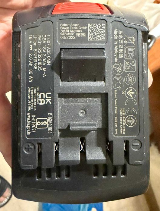 Аккумуляторы для шуруповерта BOSH