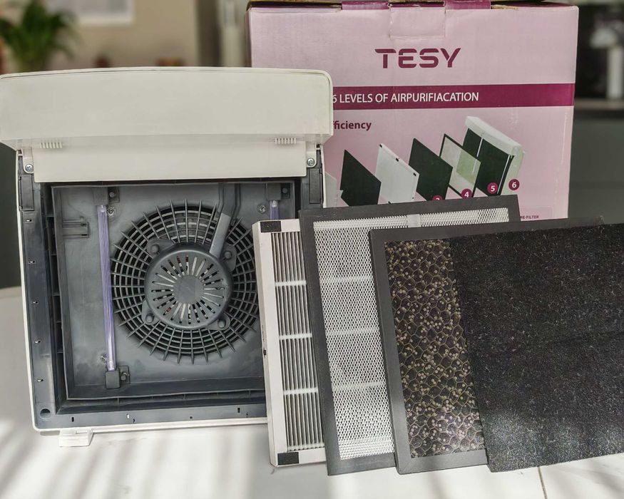 Пречиствател на въздух Tesy AC 16EHCI, 6 Нива за филтриране на въздуха, 52 W