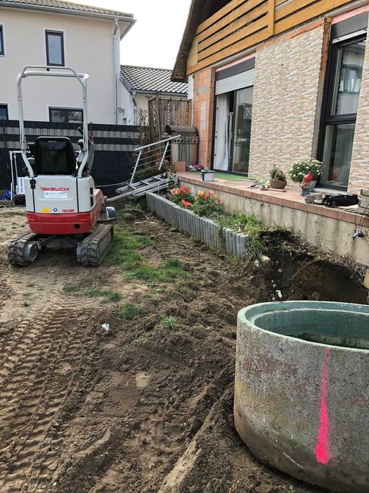 Servicii excavator /Săpături fundații/Șanțuri /Amenajări peisagistice/Nivelare teren Alba -Iulia