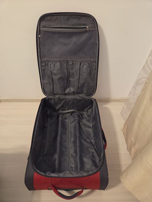 Troler Lamonza rosu, 60 x 43 x 25 cm
