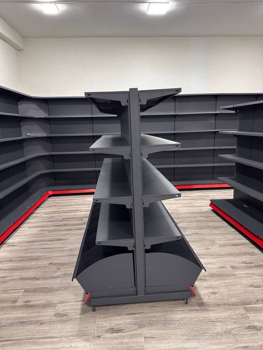 Temir stelaj polka magazin uchun