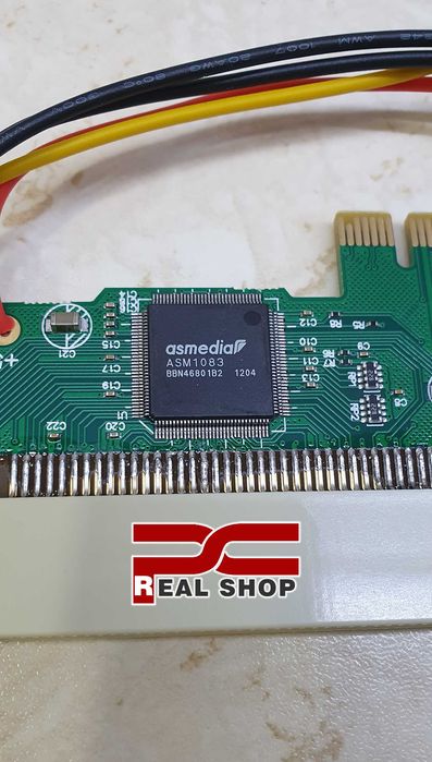 Переходник PCIe -> PCI. Установка старых плат, контроллеров в новый PC
