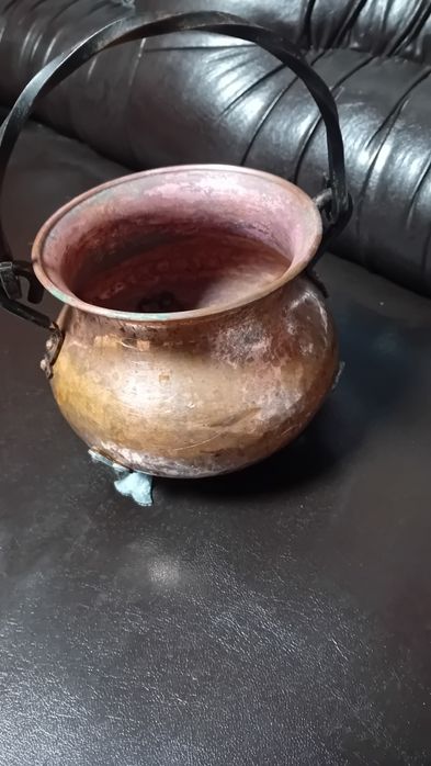 Медно  менче ръчна изработка