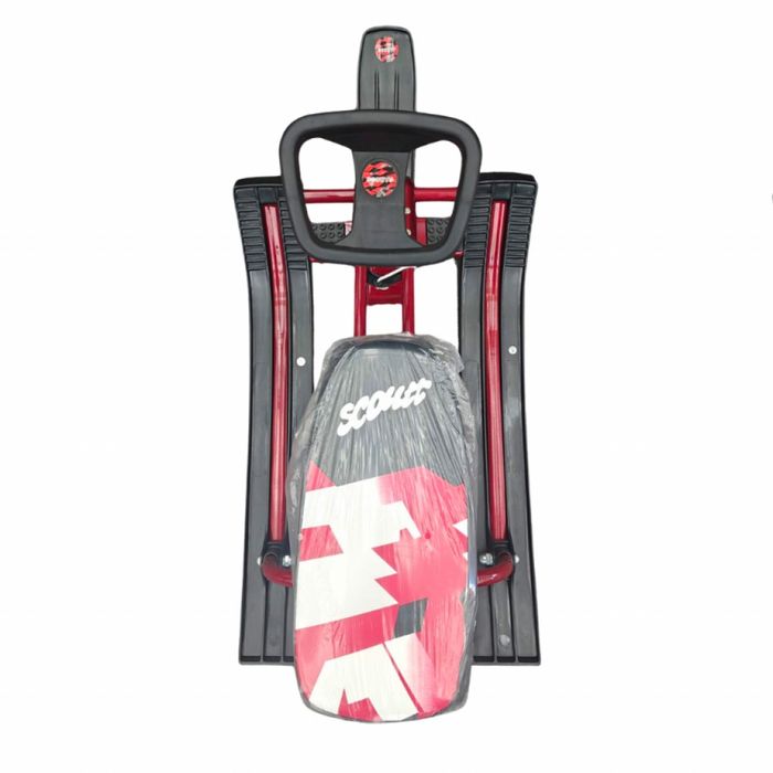 Зимна шейна с кормило, предни и задни ски и метална спирачка Mustang