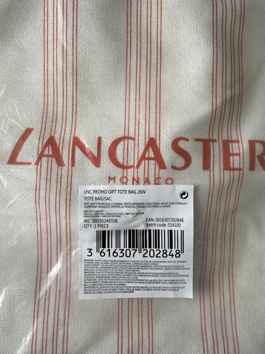 Lancaster Beauty Monaco Оригинална Плажна чанта Намаление