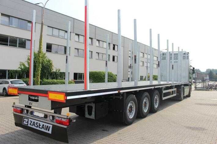 Semiremorca forestieră ZASLAW- PLATFORMĂ- OFERTA SPECIALA- STOC 2026 !