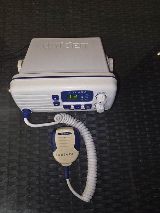 Stație radio marină VHF Uniden Solara (Barcă / Naval) + Microfon