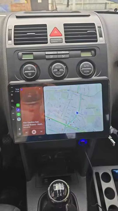 Navigatie android VW Touran 1 CarPlay AndroidAuto SIM GPS Bluetooth