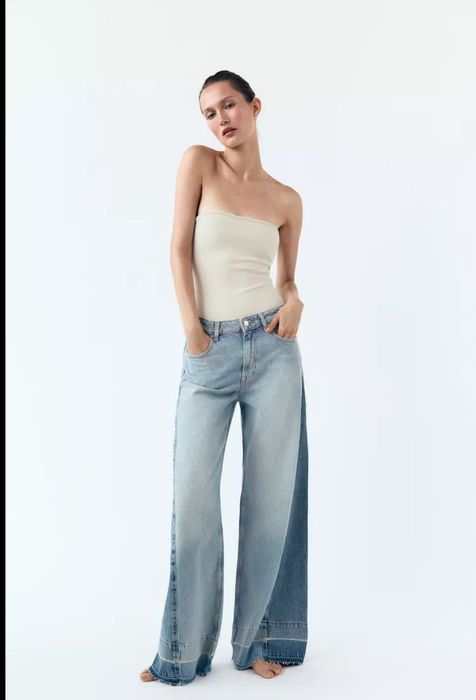 Дамски дънки Zara 36 mid waist